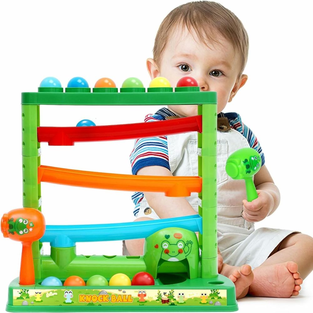 Toddlers Toys For 1 2 3 Years Old  Kids Pound A Ball Toys  Motor Skill Montessori Toys For Early Development  Interactive Toys For 12-24 Months Baby  Birthday Gift For Boys Girls Ages 1-3  |  Hammering & Pounding Toys All Toys Hammering & Pounding Toys