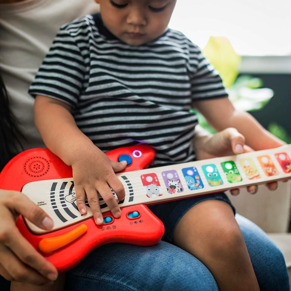 Together In Tune Guitar​ Safe Wireless Wooden Musical Toddler Toy  Magic Touch Collection  Age 6 Months+  |  Musical Toys All Toys