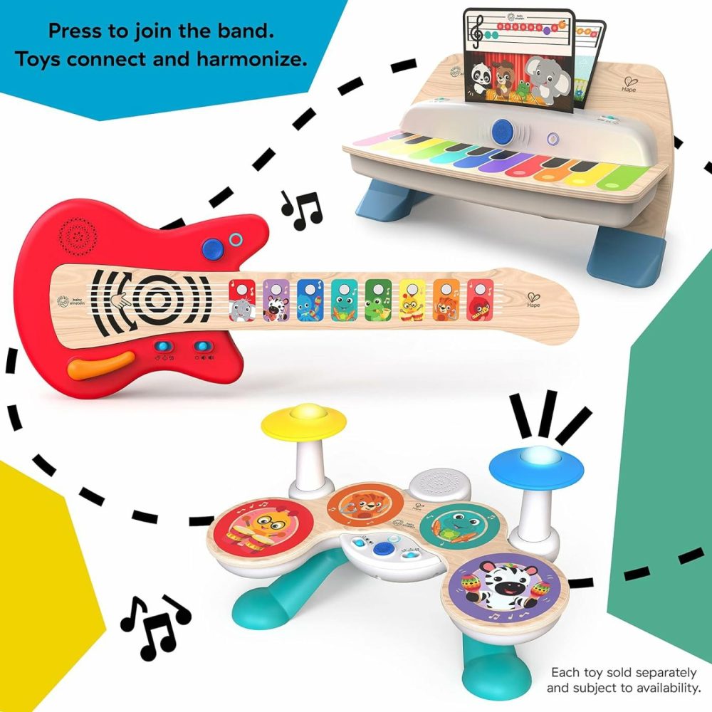 Together In Tune Guitar​ Safe Wireless Wooden Musical Toddler Toy  Magic Touch Collection  Age 6 Months+  |  Musical Toys All Toys