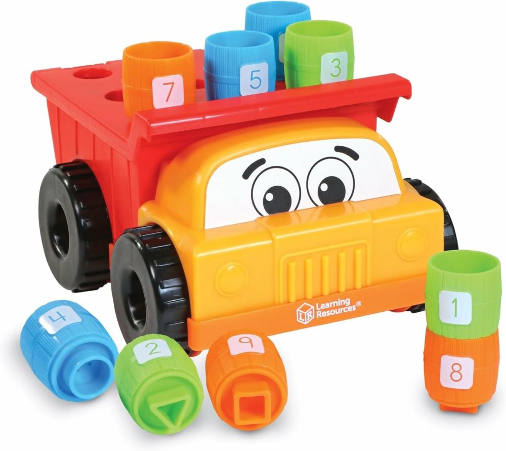 Tony The Peg Stacker Dump Truck – 10 Pieces  Ages 18+ Months Fine Motor Skills Toy For Toddlers  Preschool Toys  |  Sorting & Stacking Toys All Toys Sorting & Stacking Toys