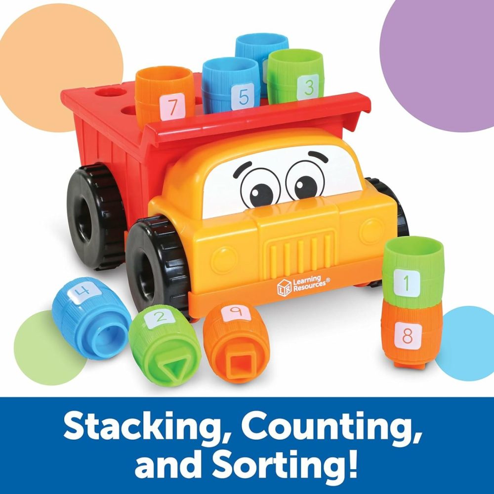 Tony The Peg Stacker Dump Truck – 10 Pieces  Ages 18+ Months Fine Motor Skills Toy For Toddlers  Preschool Toys  |  Sorting & Stacking Toys All Toys Sorting & Stacking Toys