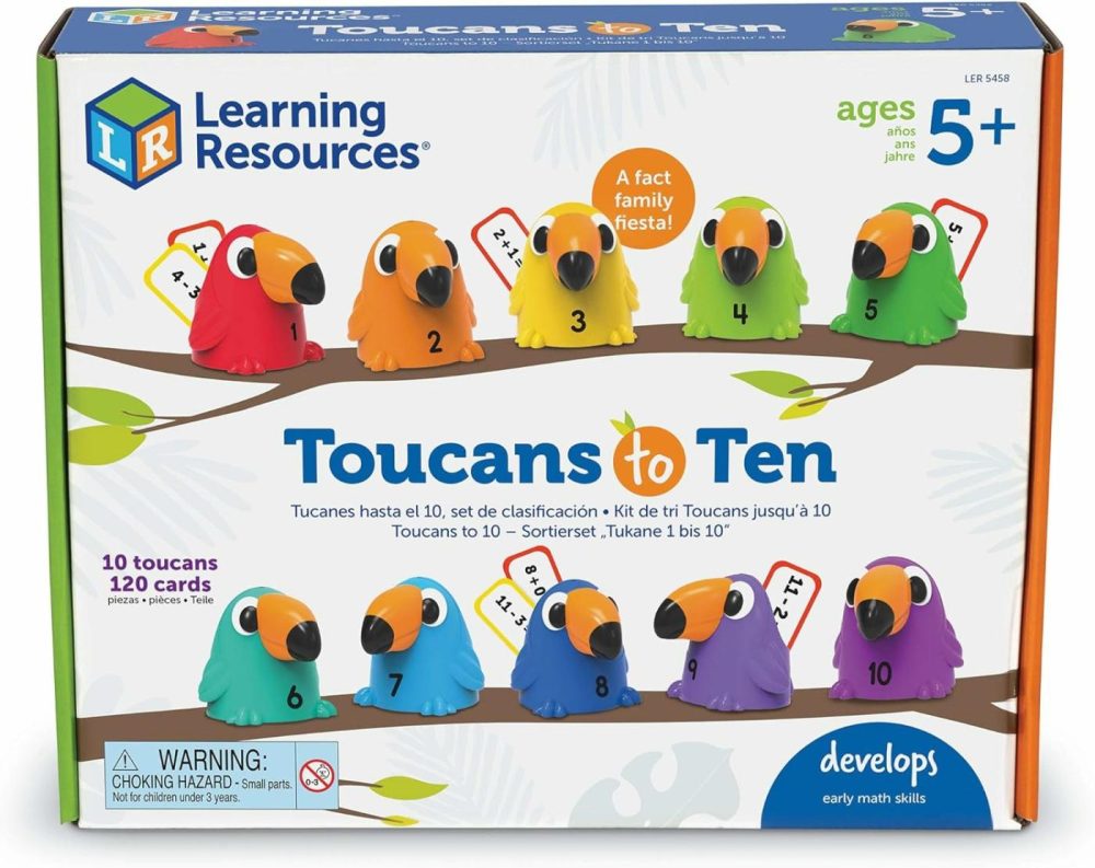 Toucans To 10 Sorting Set  Counting & Sorting  Early Math Skills Toy  Ages 5+  |  Sorting & Stacking Toys All Toys Sorting & Stacking Toys