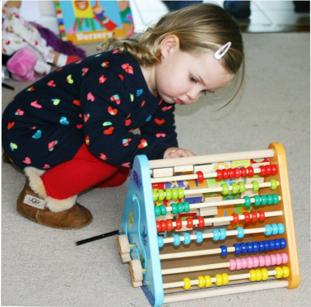 Towo Wooden Activity Centre Triangle Toys – Flip Flop Alphabet Blocks Abacus Clock – Activity Cube For Toddlers 5 In 1- Activity Toys For Babies Montessori Learning-Wooden Toys For 1 Year Old  |  Activity Cubes Activity Cubes Activity Cubes