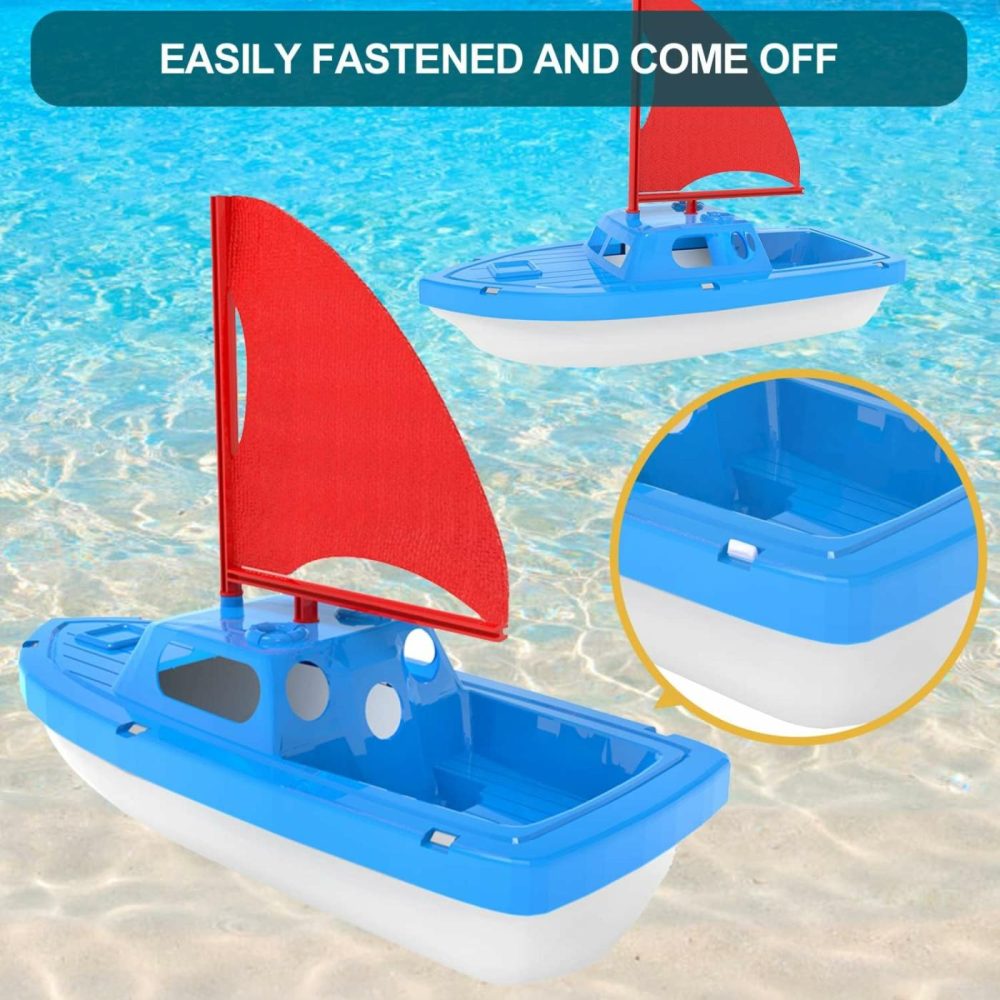 Toy Boats  3 Pcs Boat Bath Toy Toddler Pool Toys  Toy Boats For Water Play Plastic Toy Boats For Toddlers 1-3  |  Bath Toys All Toys Bath Toys