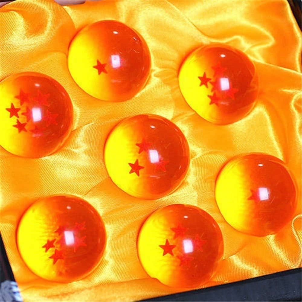 Toy Crystal Glass Ball Stars，Anime Collectibles New Gift Box Set Of 7Pcs 43Mm/1.7 In In Diameter  |  Balls All Toys Balls