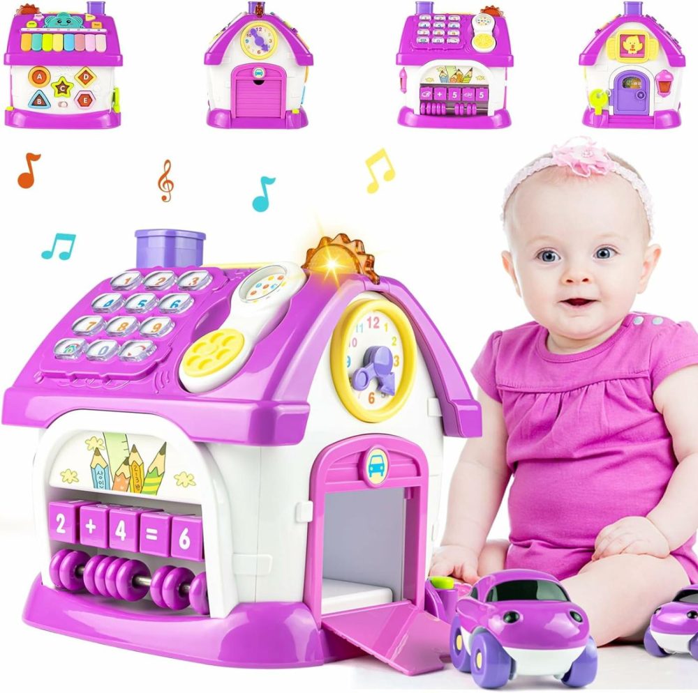 Toys For 1 2 Year Old Girl Gifts  Montessori Toddler Toys 8 In 1 Multi-Functional Learning House For 1-2 Year Old Girl Birthday Gifts  Baby Toys 12-18 Months Girls And Boys  |  Musical Toys All Toys