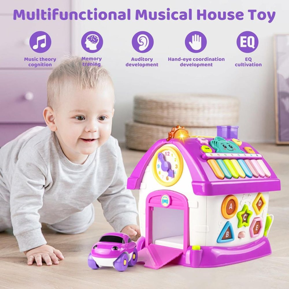 Toys For 1 2 Year Old Girl Gifts  Montessori Toddler Toys 8 In 1 Multi-Functional Learning House For 1-2 Year Old Girl Birthday Gifts  Baby Toys 12-18 Months Girls And Boys  |  Musical Toys All Toys