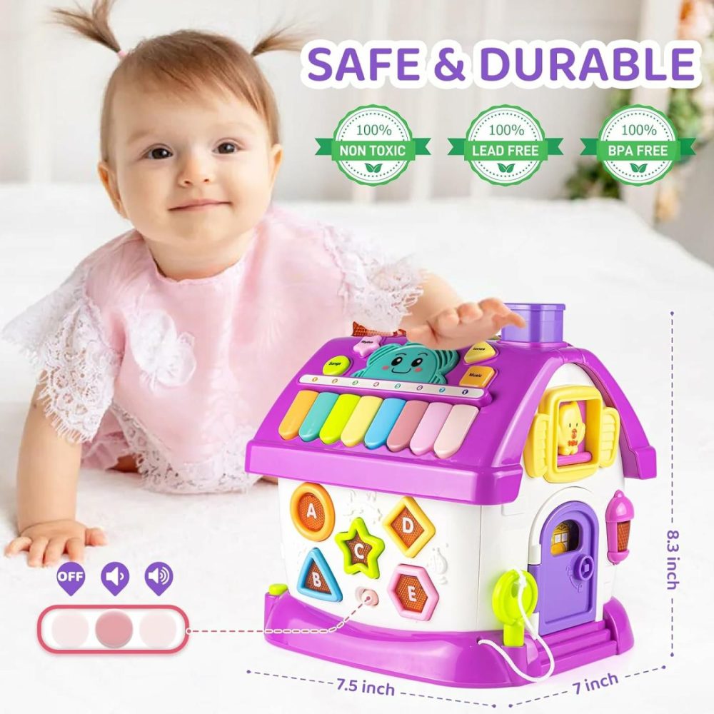 Toys For 1 2 Year Old Girl Gifts  Montessori Toddler Toys 8 In 1 Multi-Functional Learning House For 1-2 Year Old Girl Birthday Gifts  Baby Toys 12-18 Months Girls And Boys  |  Musical Toys All Toys