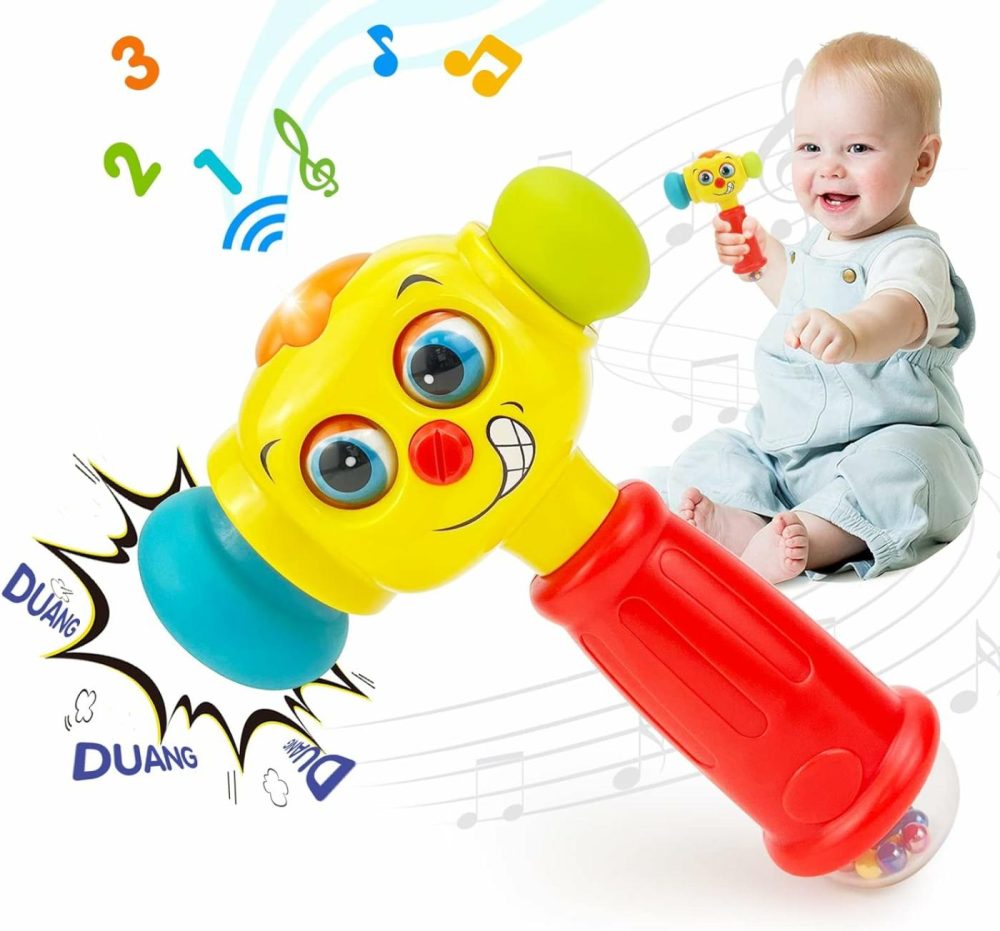 Toys For 1 Year Old Boy Birthday Gift – Hammer Baby Toys 12-18 Months  Musical 1 Year Old Toys With Light Flashing  Toys For 1 + Year Old Boy Toddlers Toys Age 1-2 Baby Toys Easter Stuffers  |  Musical Toys All Toys