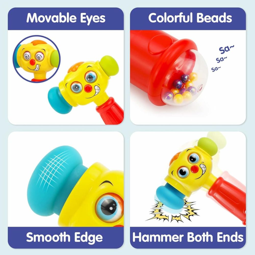 Toys For 1 Year Old Boy Birthday Gift – Hammer Baby Toys 12-18 Months  Musical 1 Year Old Toys With Light Flashing  Toys For 1 + Year Old Boy Toddlers Toys Age 1-2 Baby Toys Easter Stuffers  |  Musical Toys All Toys