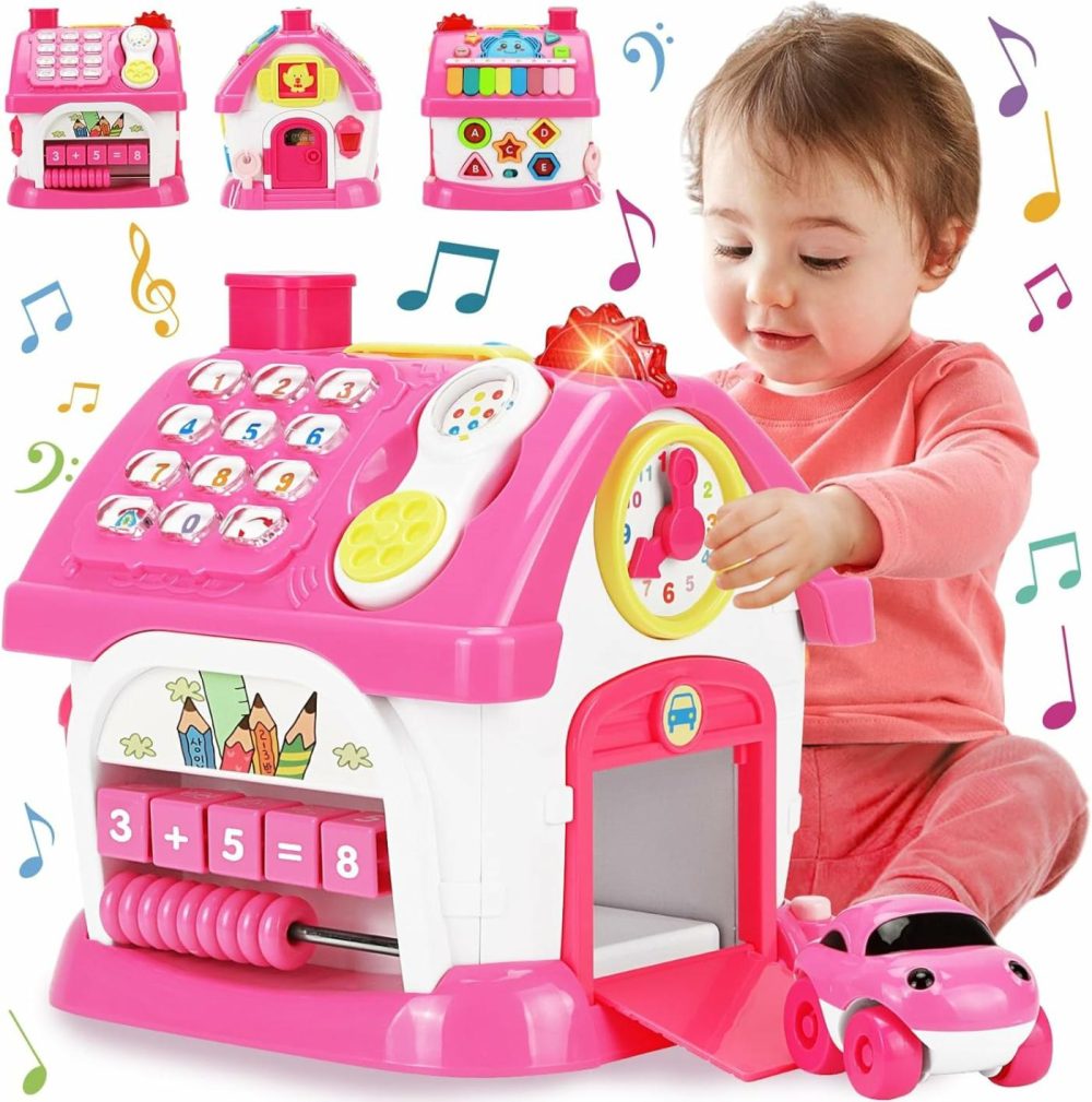 Toys For 1 Year Old Girl Gifts: Baby Musical Toys 6-12 12-18 Months 8-In-1 Multi-Functional House – Montessori Educational Toys For Toddlers 1-3 – First Christmas 1St Birthday Gifts  |  Musical Toys All Toys