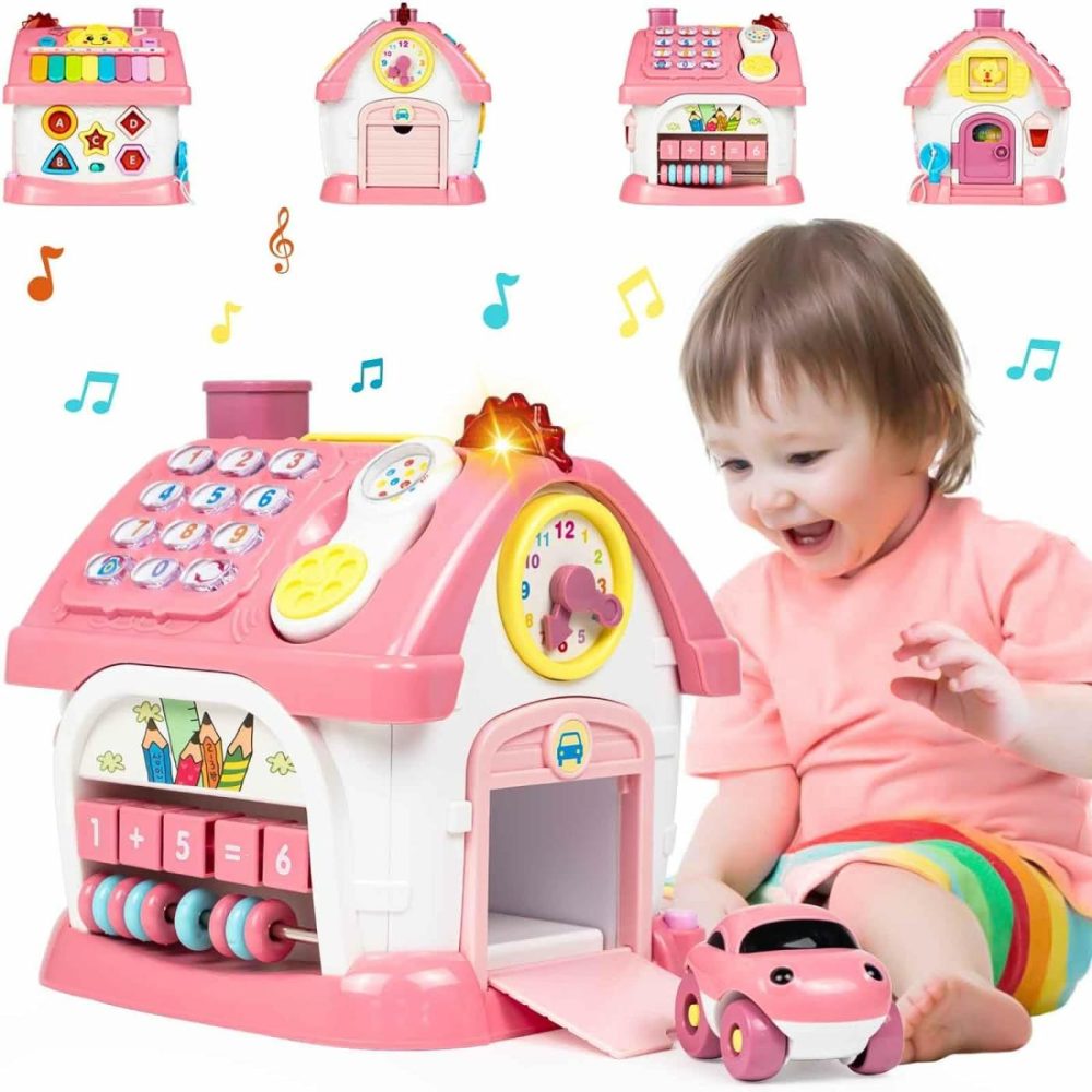 Toys For 1+ Year Old Girl Gifts  First Birthday Gifts For Girls  8-In-1 Montessori Toddler Toys House With Learning And Playing  Christmas And Birthday Gifts For Kids Aged 1-2  |  Musical Toys All Toys