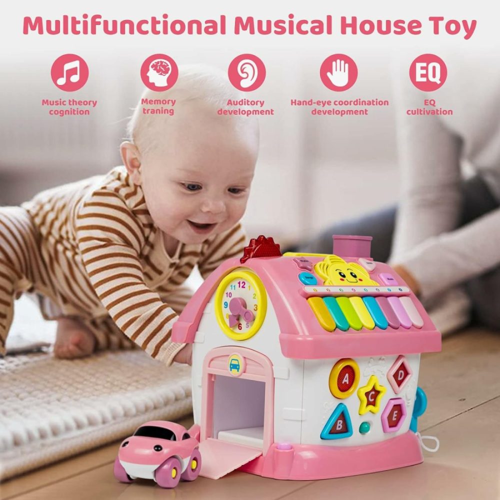 Toys For 1+ Year Old Girl Gifts  First Birthday Gifts For Girls  8-In-1 Montessori Toddler Toys House With Learning And Playing  Christmas And Birthday Gifts For Kids Aged 1-2  |  Musical Toys All Toys