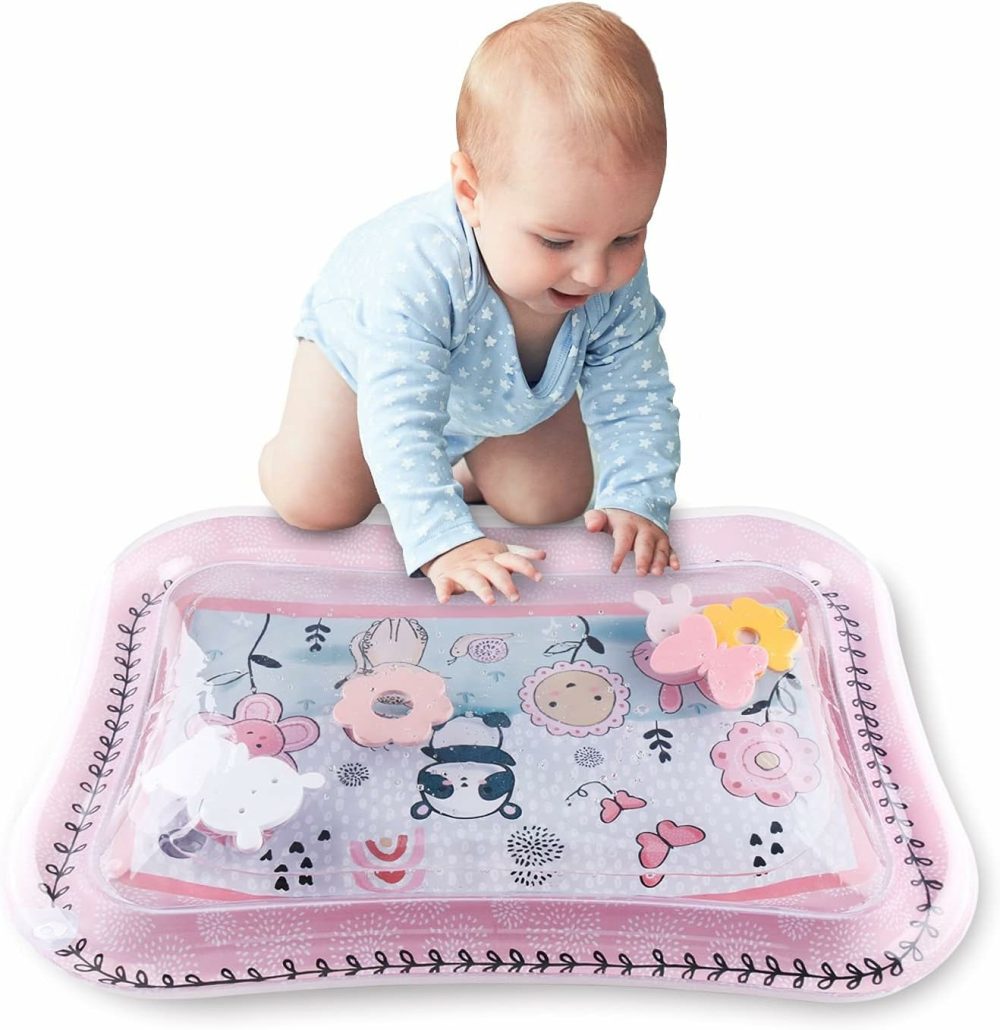 Tummy Time Water Play Mat For Babies  Inflatable Sensory Developmental Toy  Newborn & Infant Baby Toys 0-6 Months  New Born Baby Essentials Must Haves For Girls  |  Indoor Climbers & Play Structures All Toys Indoor Climbers & Play Structures