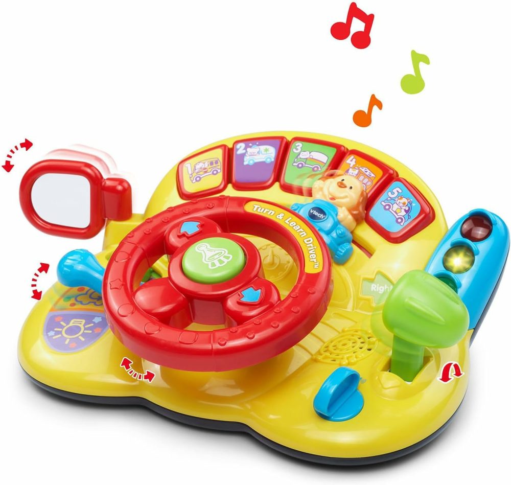 Turn And Learn Driver  Yellow  |  Musical Toys All Toys Yellow