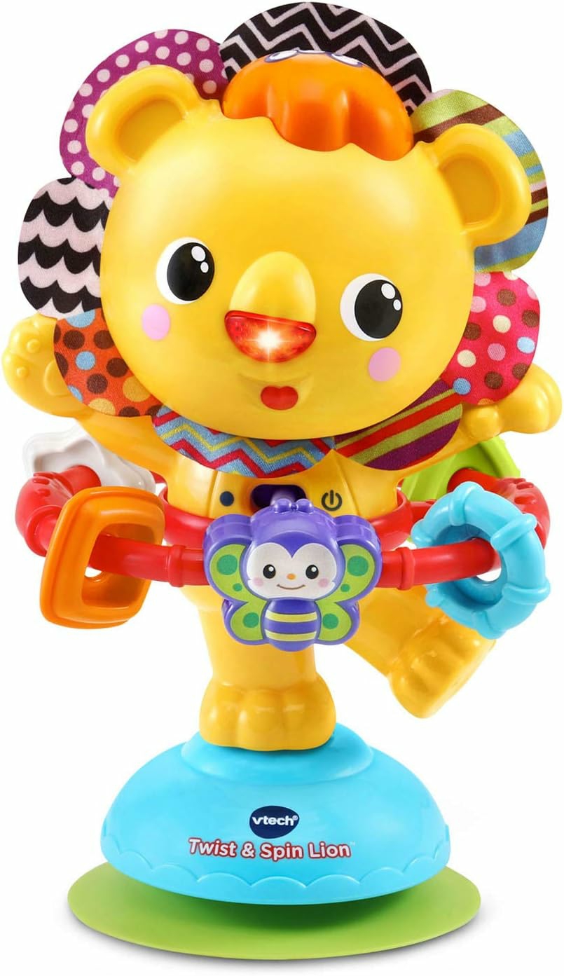 Twist And Spin Lion  Yellow  |  Musical Toys All Toys