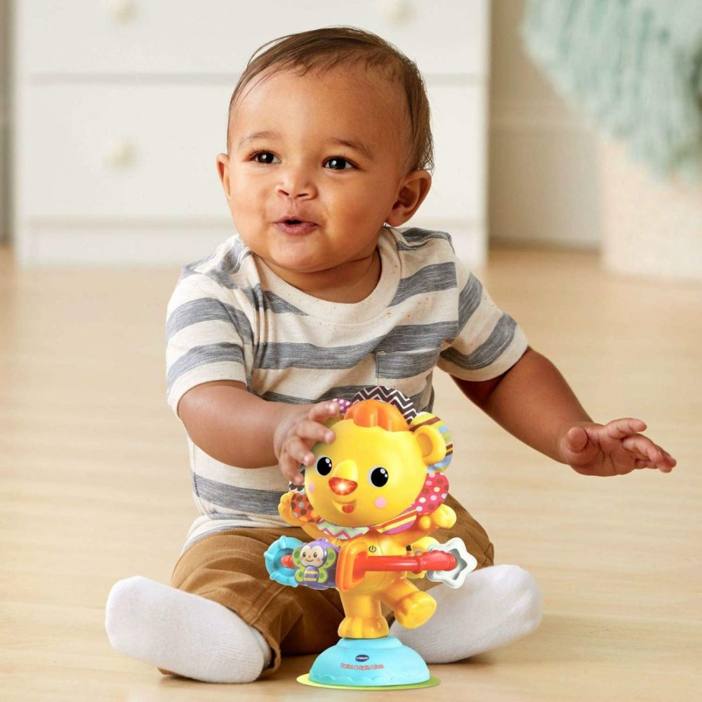 Twist And Spin Lion  Yellow  |  Musical Toys All Toys