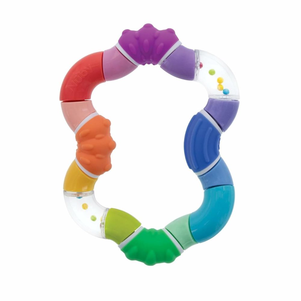 Twista Teether Toy For Babies – Multicolor Rattle Teething – Bpa-Free Toy For Baby Teething Relief – 6+ Months  |  Teethers All Toys Multicolor