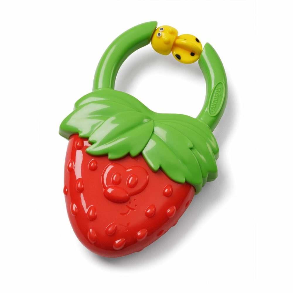 Vibrating Teethers (Strawberry Or Grape)  |  Teethers All Toys Strawberry, Grape