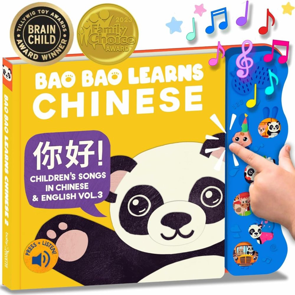 Vol. 3  Chinese Books For Kids  Chinese New Year Gifts  Chinese Baby Book  Mandarin Chinese Board Books For Children  Chinese Learning Book  Bilingual Book & Musical Toys  |  Musical Toys All Toys