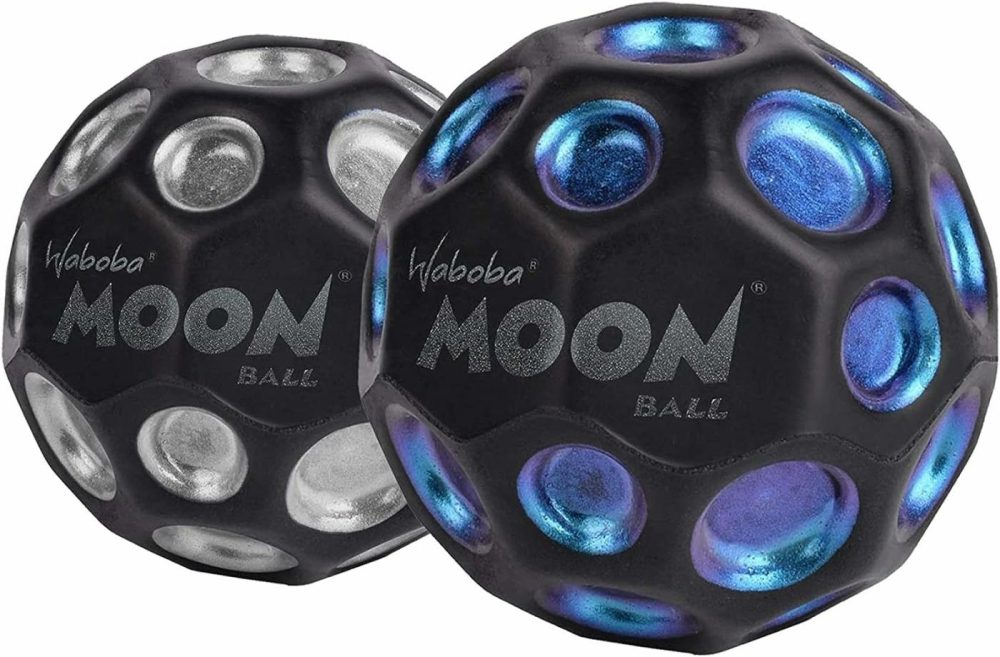 Waboba Moon 2 Pack Bundle | Waboba Bounce Balls Dark Side Of The Moon | Bouncing Balls  |  Balls All Toys Balls