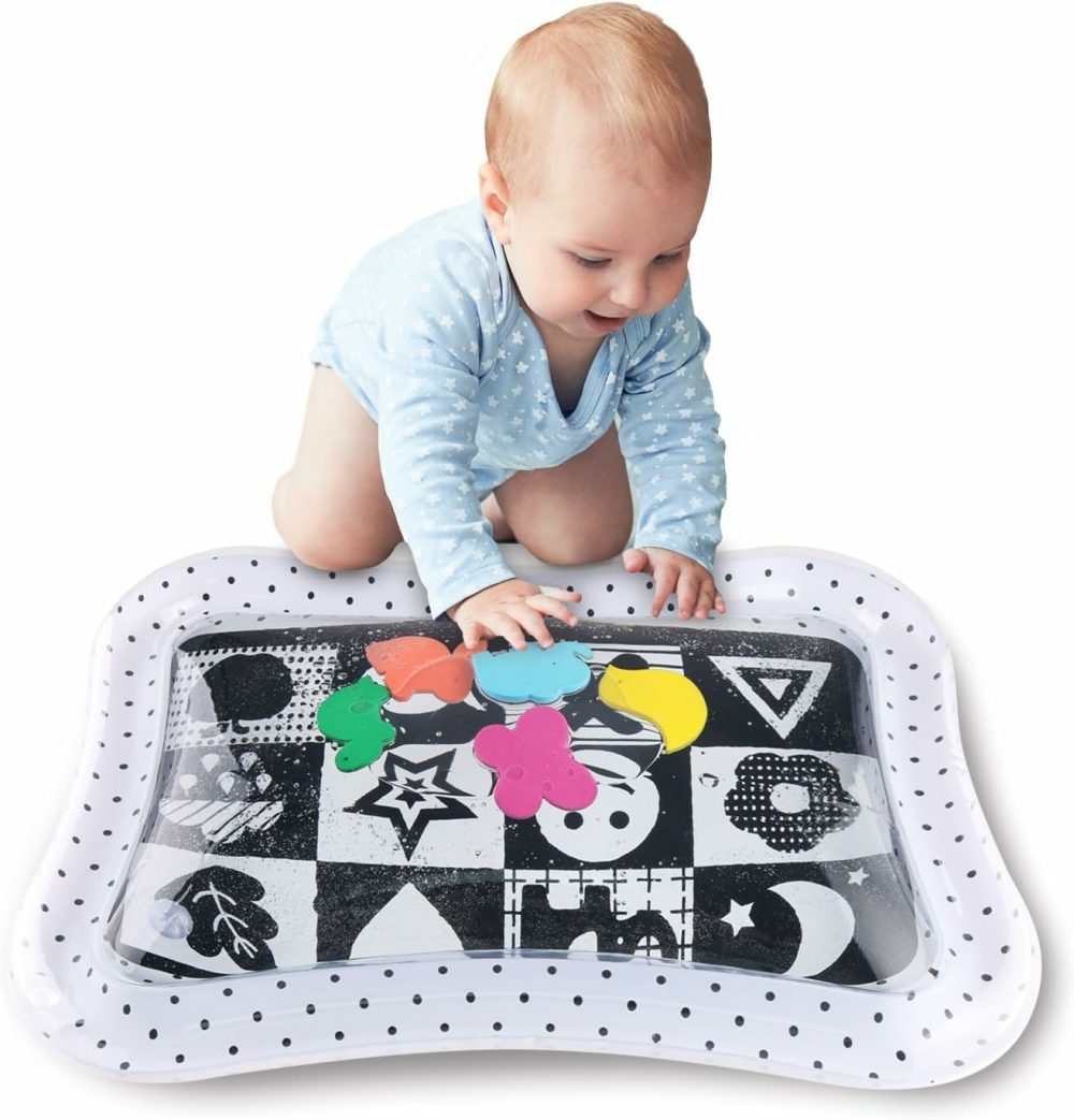 Water Play Mat  Tummy Time Toys For Babies 0-6 Months  High Contrast Baby Toy  Black & White  New Born Baby Essentials Must Haves  Montessori  |  Indoor Climbers & Play Structures All Toys Indoor Climbers & Play Structures