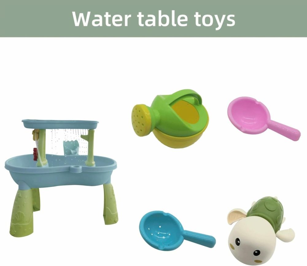 Water Table Toys,4 Pack Water Table Toys For Toddlers 1-3，Toddler Water Toys Suitable For Water Table、Swimming Pools And Bathtub  |  Bath Toys All Toys Bath Toys