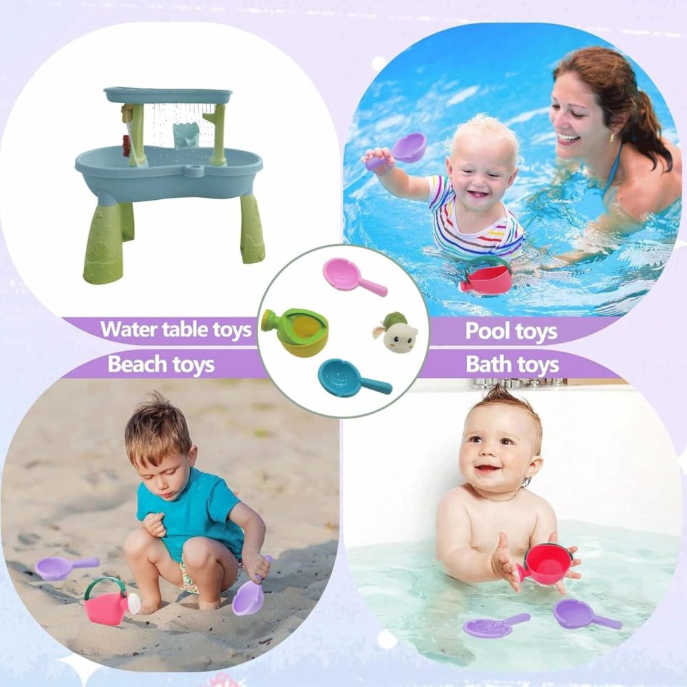 Water Table Toys,4 Pack Water Table Toys For Toddlers 1-3，Toddler Water Toys Suitable For Water Table、Swimming Pools And Bathtub  |  Bath Toys All Toys Bath Toys