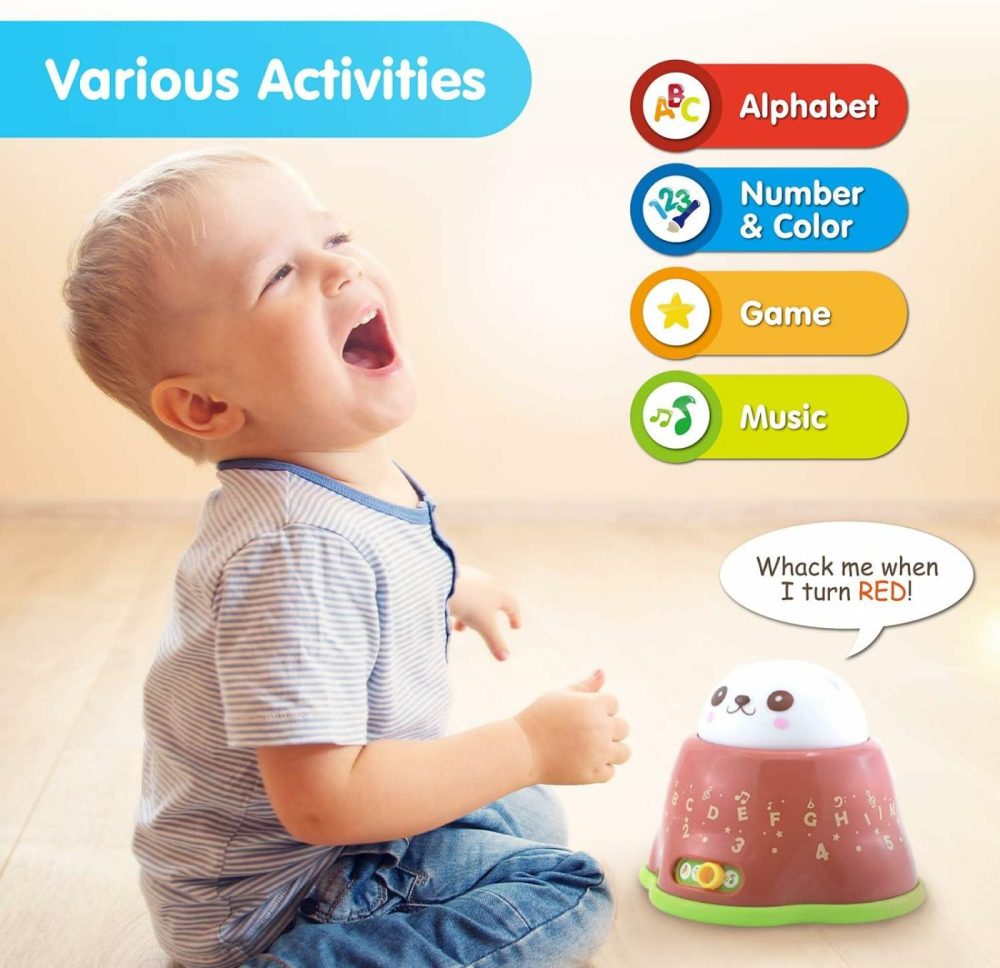 Whack And Learn Mole – Educational Interactive Light-Up Toy For Infants Babies Toddlers For 6 Month And Up – First Baby Boy Or Baby Girl Birthday Gift  |  Musical Toys All Toys