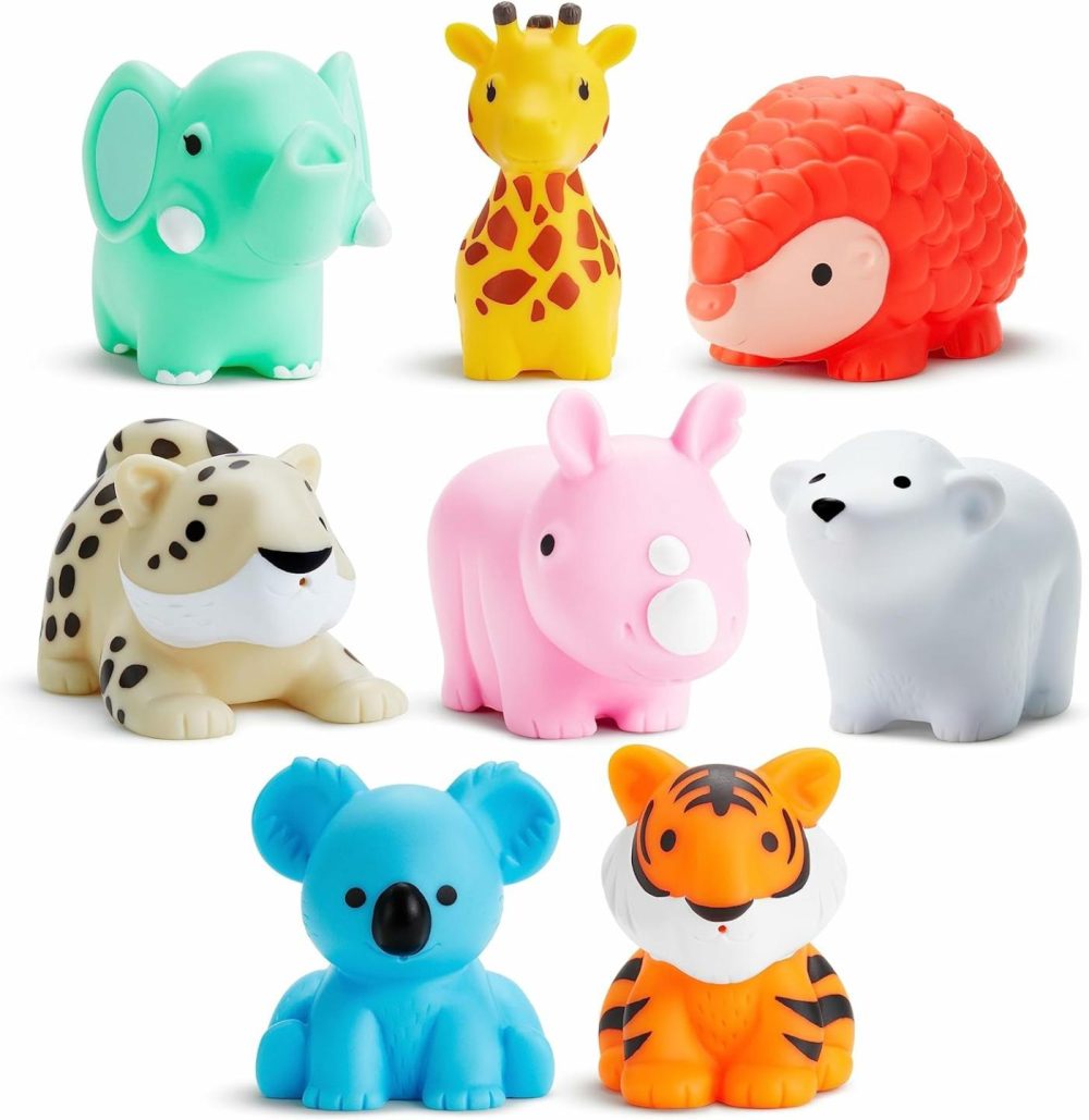 Wild Animal Baby And Toddler Bath Toy Squirts  8 Pack  |  Bath Toys All Toys Bath Toys