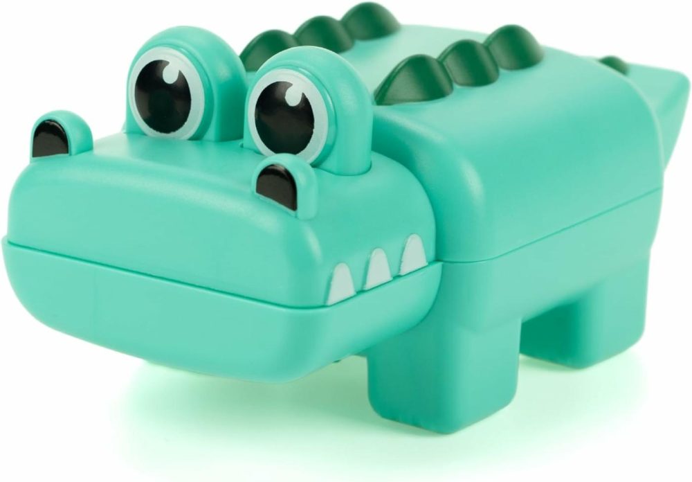 Wind-Up Swimming Crocodile Bath Toy  No Battery Mold-Free Anti-Rust Interactive Montessori Toy For Kids  |  Bath Toys All Toys Bath Toys