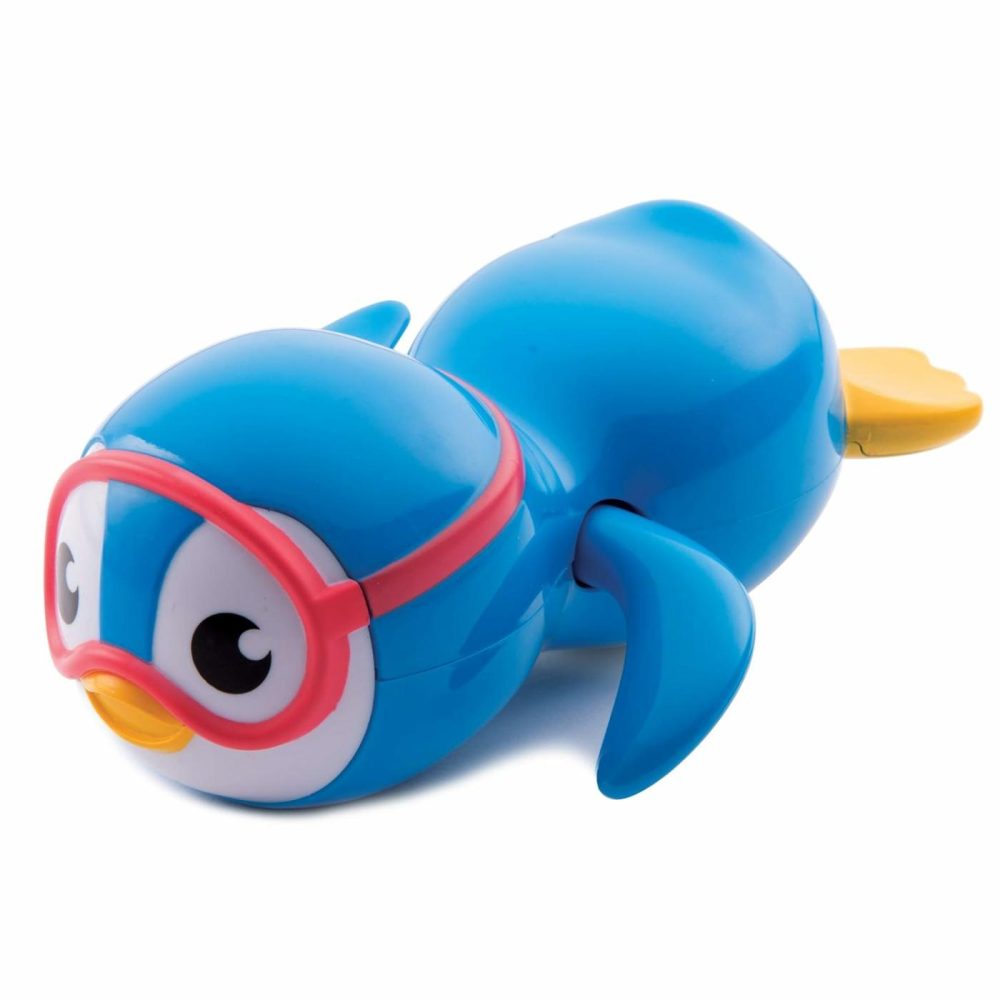 Wind Up Swimming Penguin Baby And Toddler Bath Toy  Blue  |  Bath Toys All Toys Bath Toys