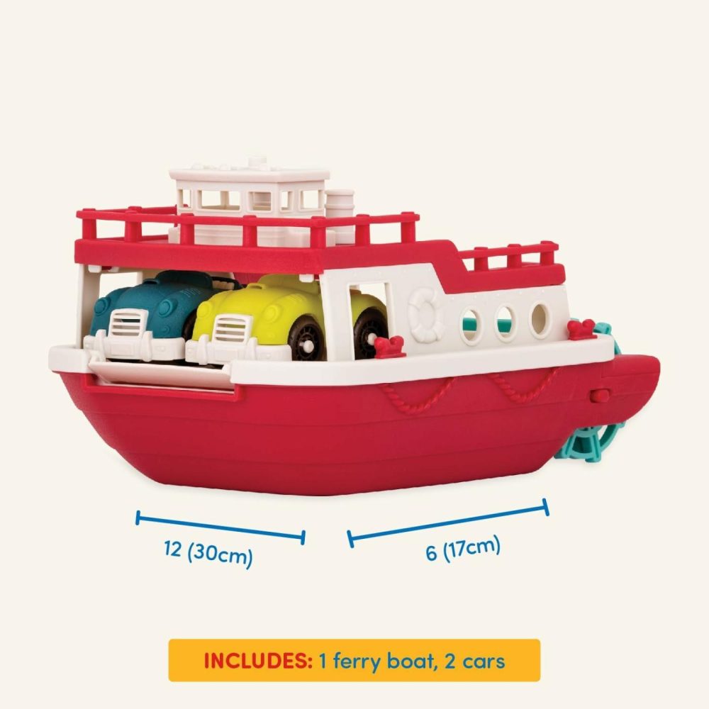 – Wonder Wheels- Pool And Bath Toys For Babies  Toddlers – Floating Toy Boat For Water Play – Recyclable Materials- Ferry Boat – 1 Year +  |  Boats All Toys Boats