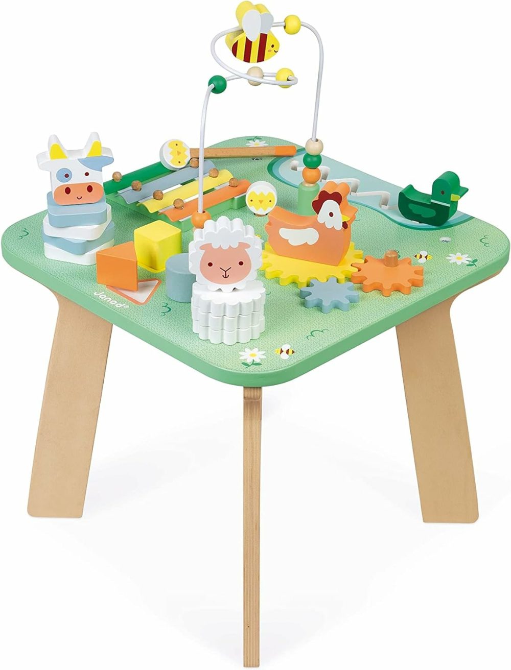 Wooden Pretty Meadow Activity Table – 21.1″ Tall – Ages 12 Months+ – J05327  |  Tables All Toys Tables