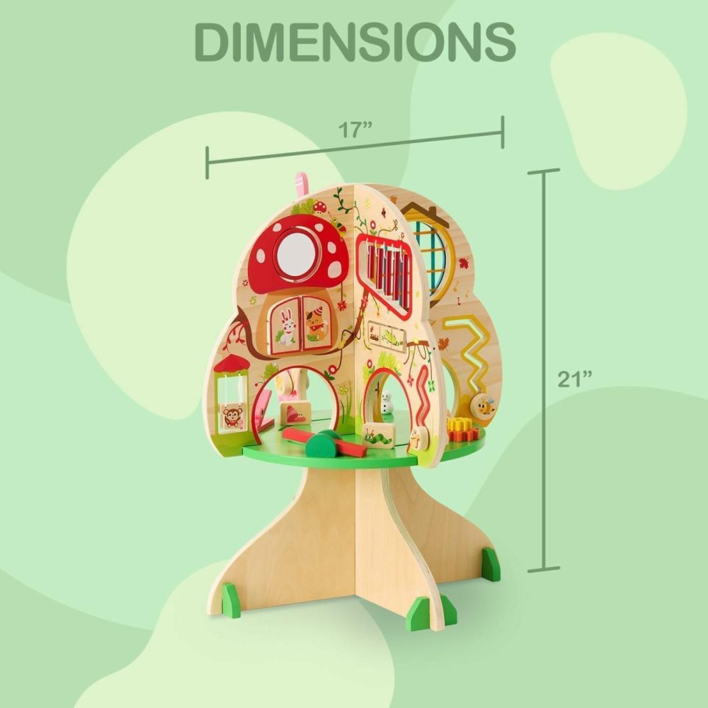 Wooden Tree Acticity Center  Activity Center For Baby  Sensory Table For Toddlers 1-3  Activity Cube  Activity Table  Daycare Furniture  Daycare Essentials  Montrssori Busy Board  |  Activity Cubes Activity Cubes Activity Cubes