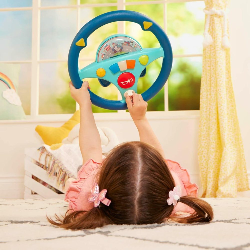 Woofer’s Musical Driving Wheel- Pretend Play Steering Wheel – Musical Driving Wheel – Music  Sounds & Lights – Steering Wheel For Toddlers  Kids – 2 Years +  |  Musical Toys All Toys