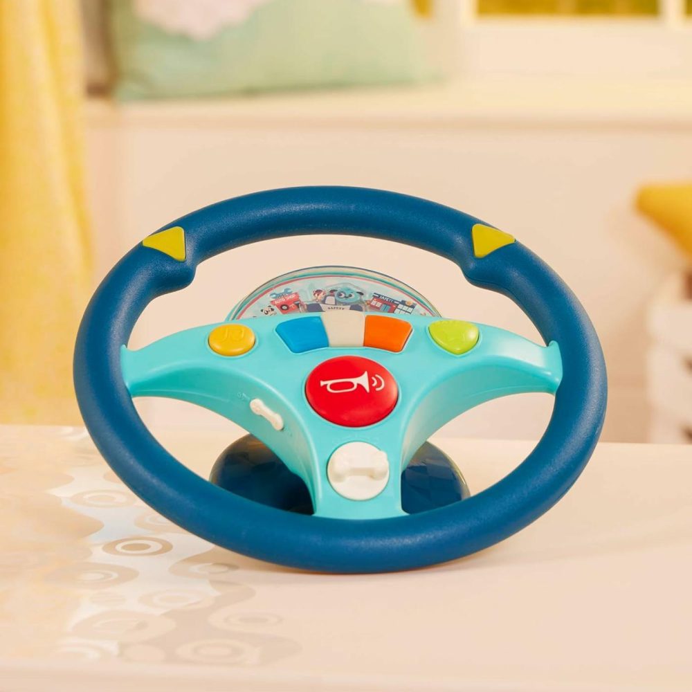 Woofer’s Musical Driving Wheel- Pretend Play Steering Wheel – Musical Driving Wheel – Music  Sounds & Lights – Steering Wheel For Toddlers  Kids – 2 Years +  |  Musical Toys All Toys