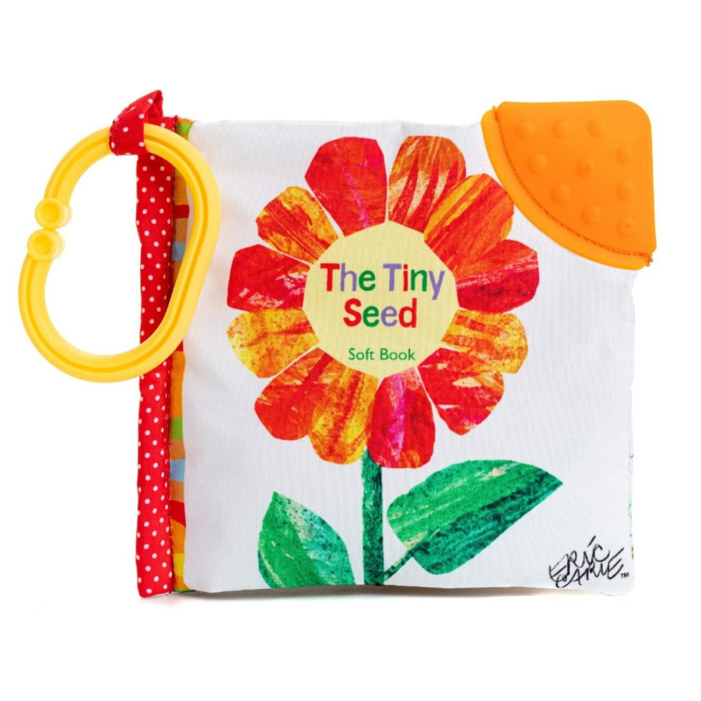 World Of Eric Carle  The Very Hungry Caterpillar Tiny Seed Clip-On Soft Book  |  Teethers All Toys Teethers