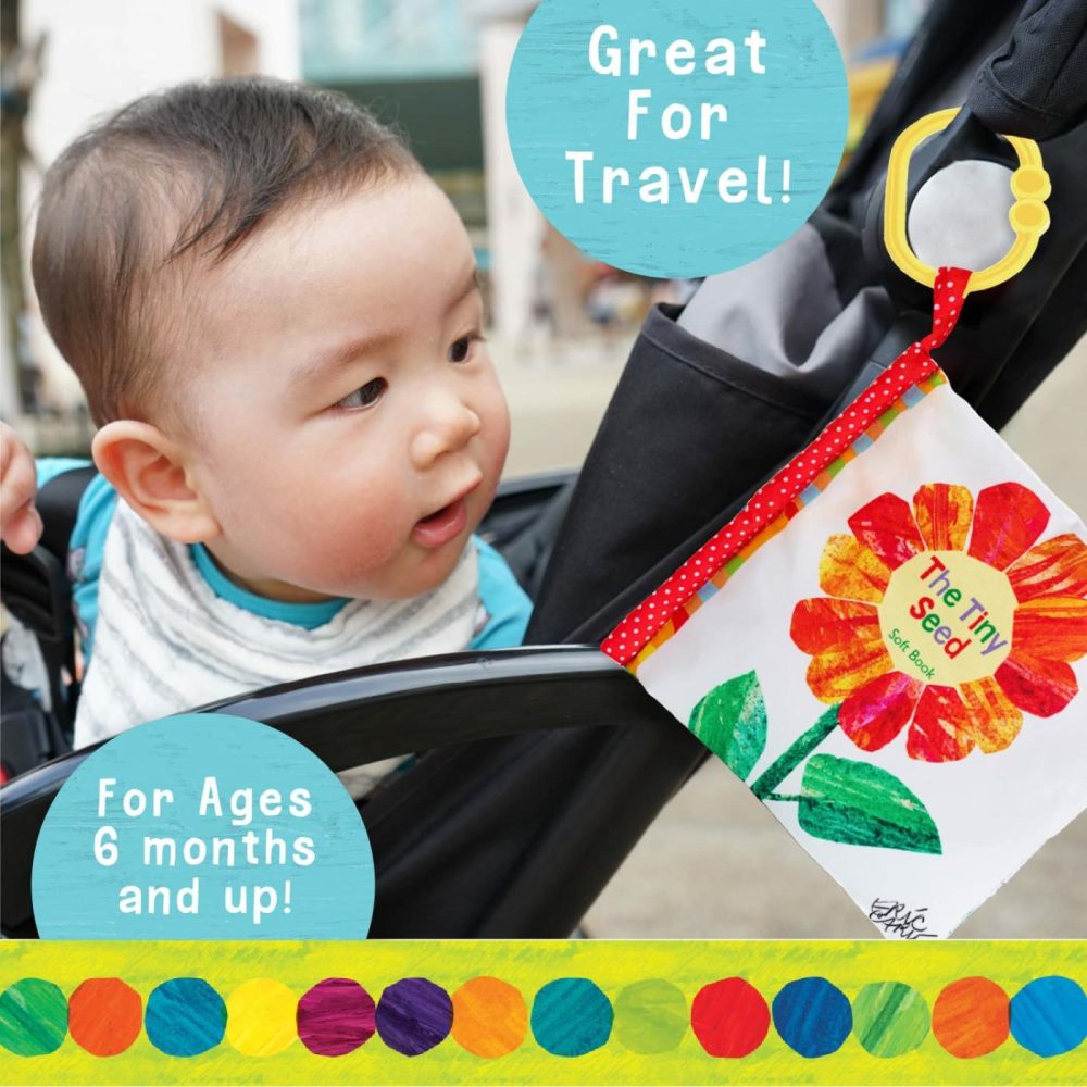 World Of Eric Carle  The Very Hungry Caterpillar Tiny Seed Clip-On Soft Book  |  Teethers All Toys Teethers