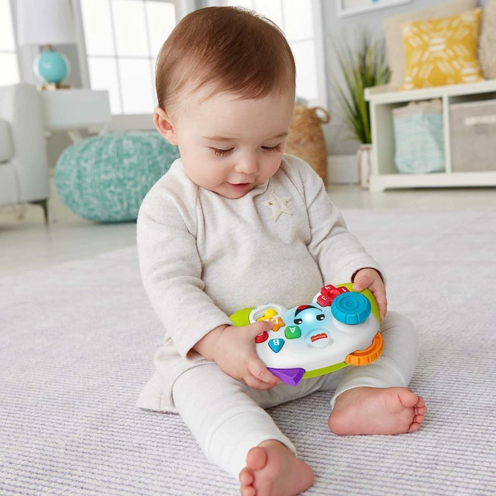 Baby & Toddler Toy Laugh & Learn Game & Learn Controller With Music & Lights For Early Pretend Play Infants Ages 6+ Months  |  Electronic Early Development Toys All Toys Electronic Early Development Toys