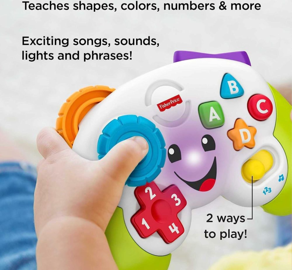 Baby & Toddler Toy Laugh & Learn Game & Learn Controller With Music & Lights For Early Pretend Play Infants Ages 6+ Months  |  Electronic Early Development Toys All Toys Electronic Early Development Toys