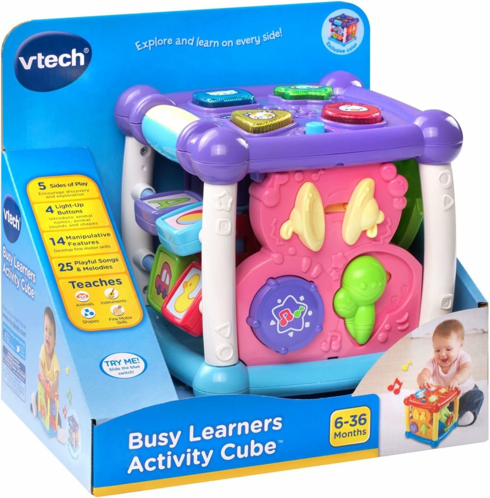 Busy Learners Activity Cube  Purple  |  Activity Cubes Activity Cubes Activity Cubes