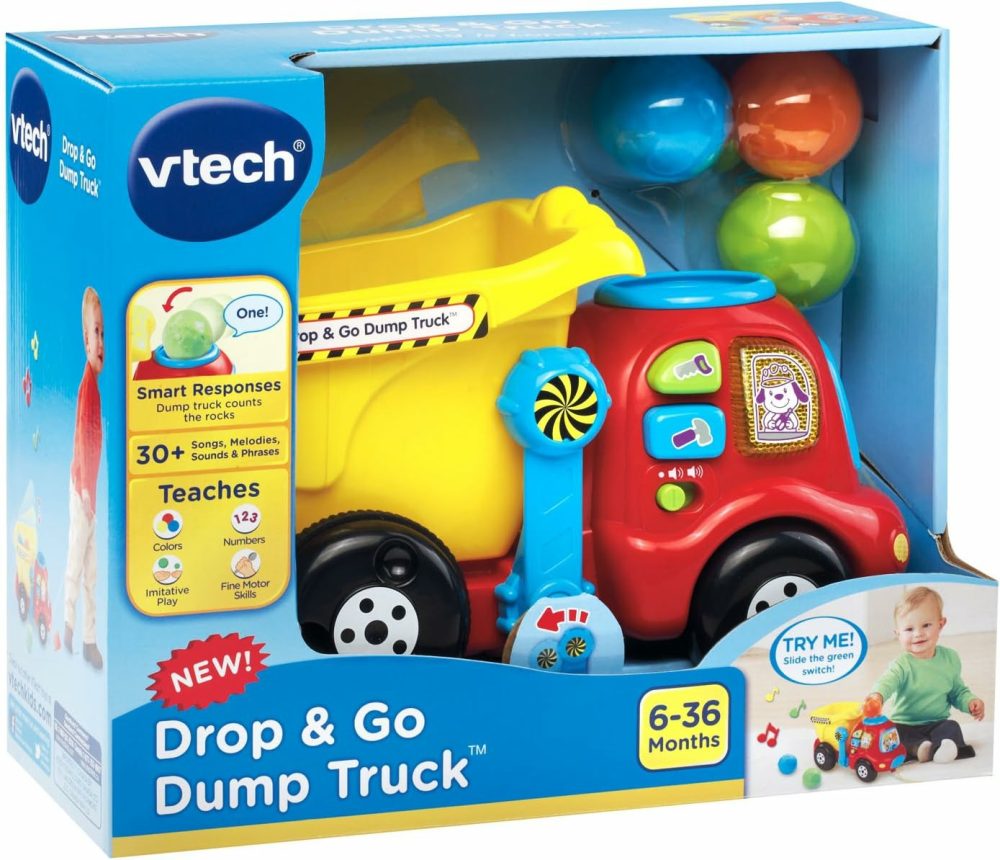 Drop And Go Dump Truck  Yellow  |  Push & Pull Toys All Toys Push & Pull Toys