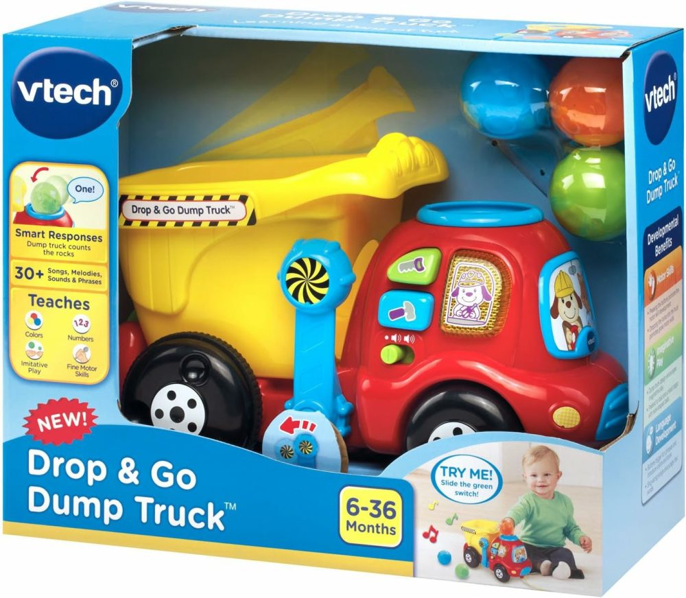 Drop And Go Dump Truck  Yellow  |  Push & Pull Toys All Toys Push & Pull Toys