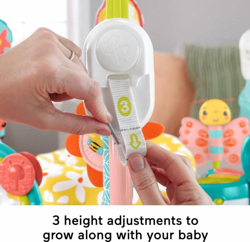 Baby Bouncer Activity Center Blooming Fun Jumperoo With Music Lights And Developmental Toys For Infants  |  Activity Centers Activity Centers Activity Centers