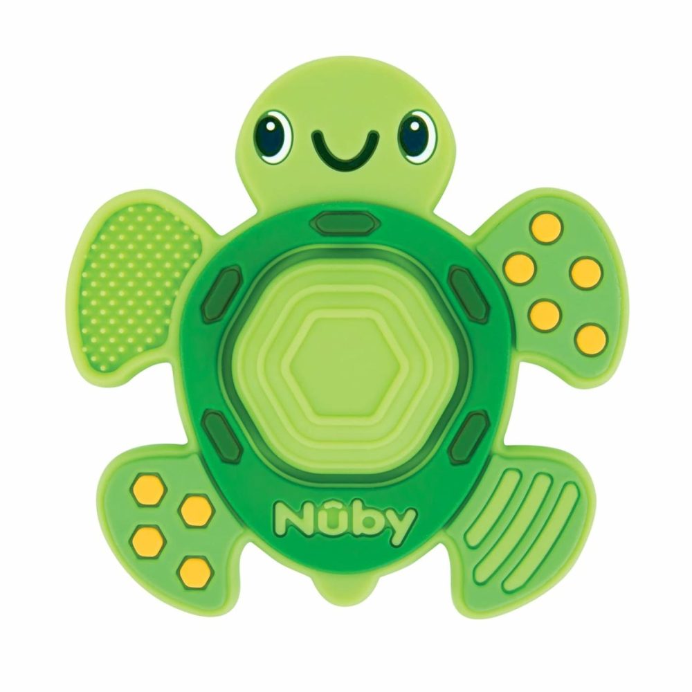 Teethe N’ Pop Sensory Play Teether – Bpa-Free Baby Teething Toy – 3+ Months – Turtle  |  Teethers All Toys Teethers