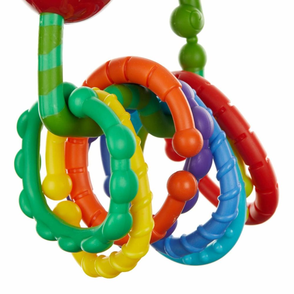 World Of Eric Carle  The Very Hungry Caterpillar Rattle Teether With Links  |  Teethers All Toys Teethers