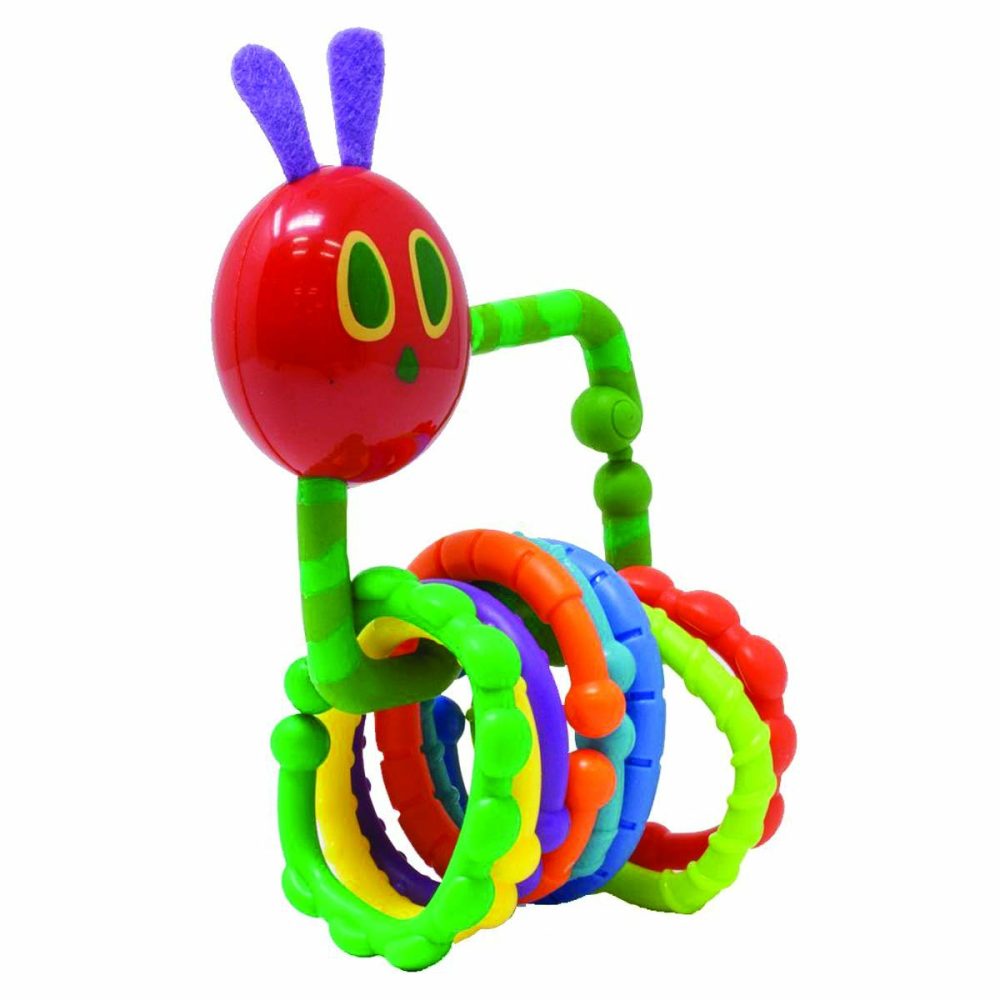 World Of Eric Carle  The Very Hungry Caterpillar Rattle Teether With Links  |  Teethers All Toys Teethers