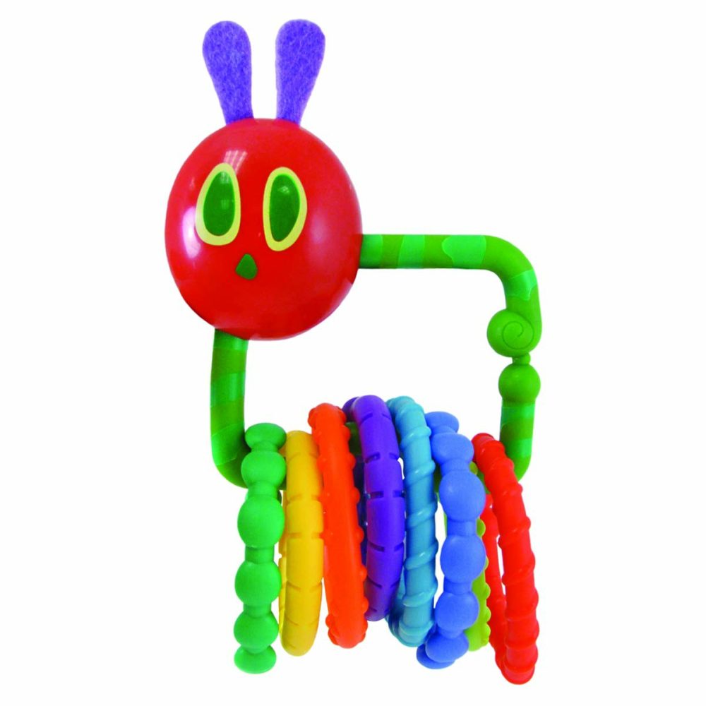 World Of Eric Carle  The Very Hungry Caterpillar Rattle Teether With Links  |  Teethers All Toys Teethers