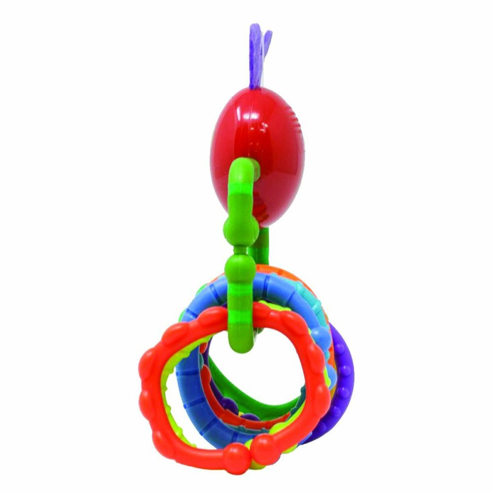 World Of Eric Carle  The Very Hungry Caterpillar Rattle Teether With Links  |  Teethers All Toys Teethers